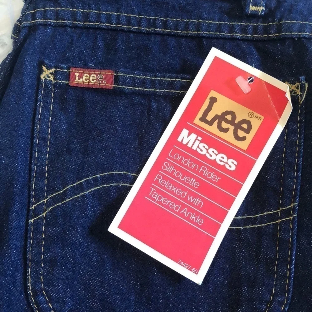 Vintage Lee hi- waisted jeans size 12 made in USA - Picture 3 of 11